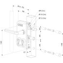 Locinox Doppelzylinderschloss // 6060 (60 mm Profile) //...