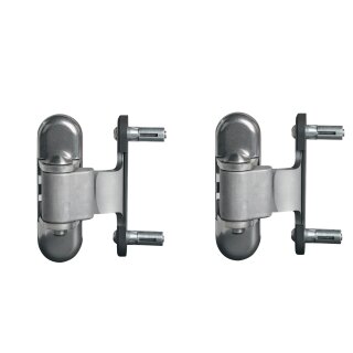 Locinox Edelstahl-Torband 3-Fach verstellbar 3DM-VP100 Paarweise